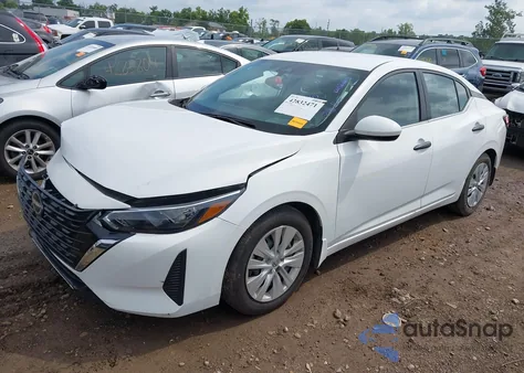 2025 Nissan Sentra S из США, поврежденный, VIN 3N1AB8BV5SY288745